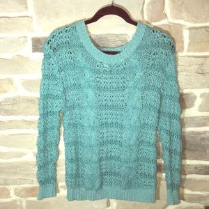 Women’s Lauren Conrad Teal Knitted Sweater size XS